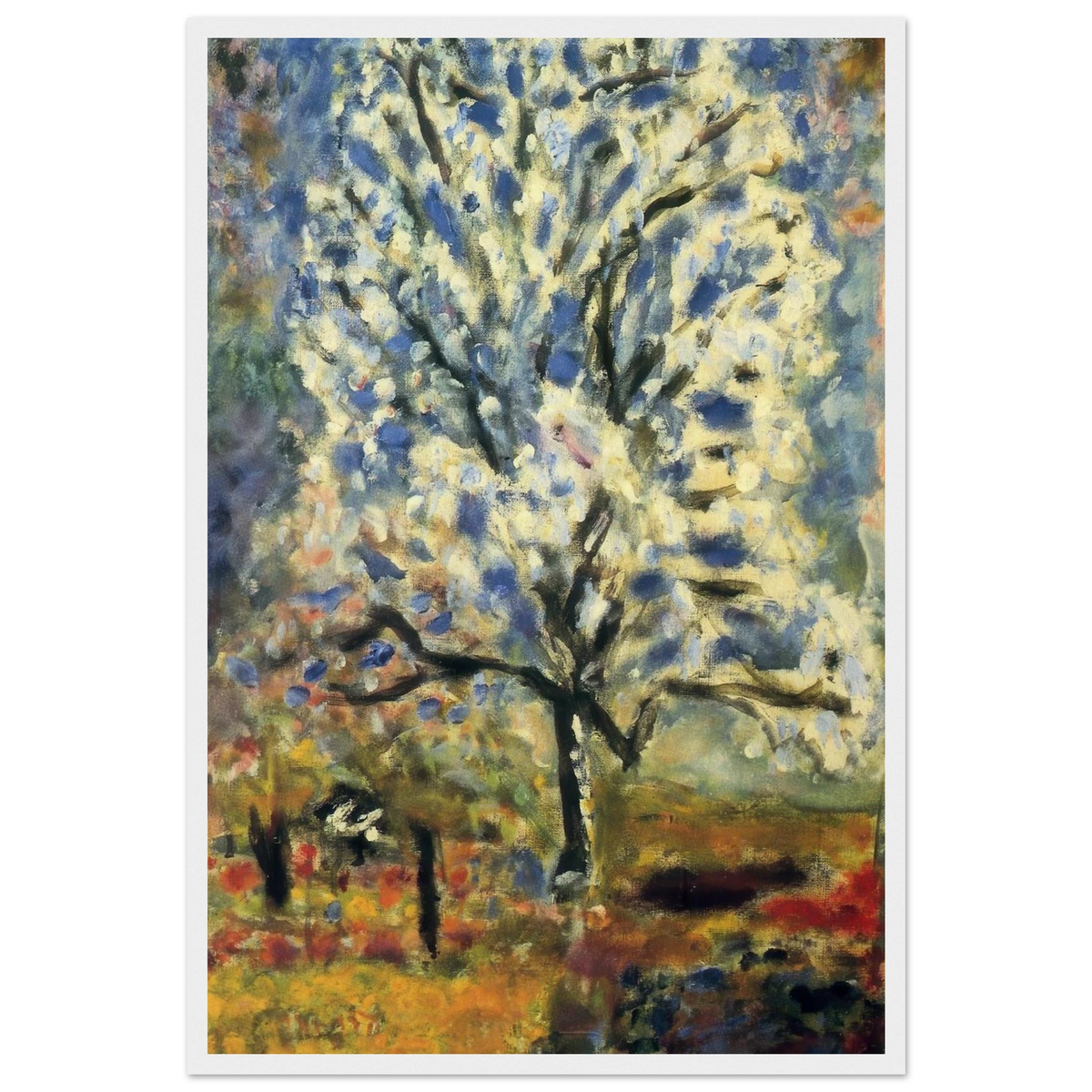 The almond tree in blossom Framed Poster | Pierre Bonnard Framed Prints Wall Art | Pierre Bonnard Shop