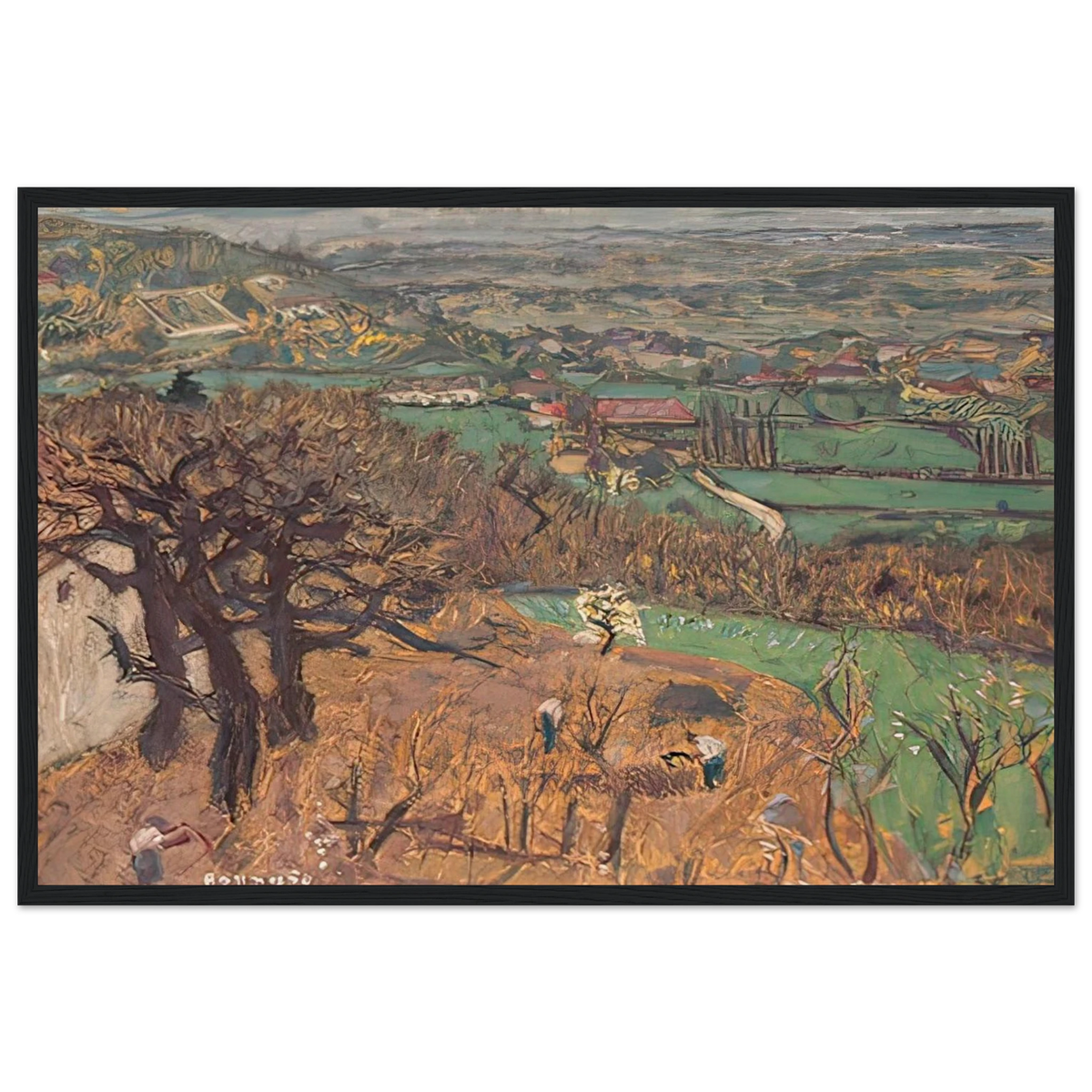 Dauphine Landscape Framed Poster | Pierre Bonnard Framed Prints Wall Art | Pierre Bonnard Shop