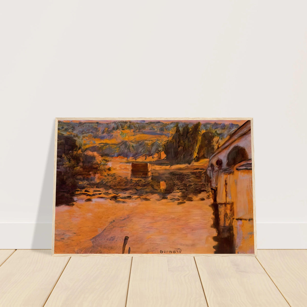 The Pont de Vernon Framed Poster | Pierre Bonnard Framed Prints Wall Art | Pierre Bonnard Shop