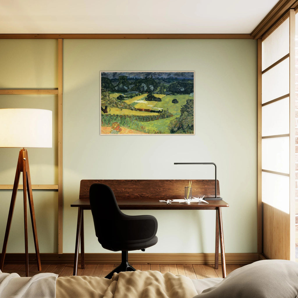 Landscape with freight train Framed Poster | Pierre Bonnard Framed Prints Wall Art | Pierre Bonnard Shop