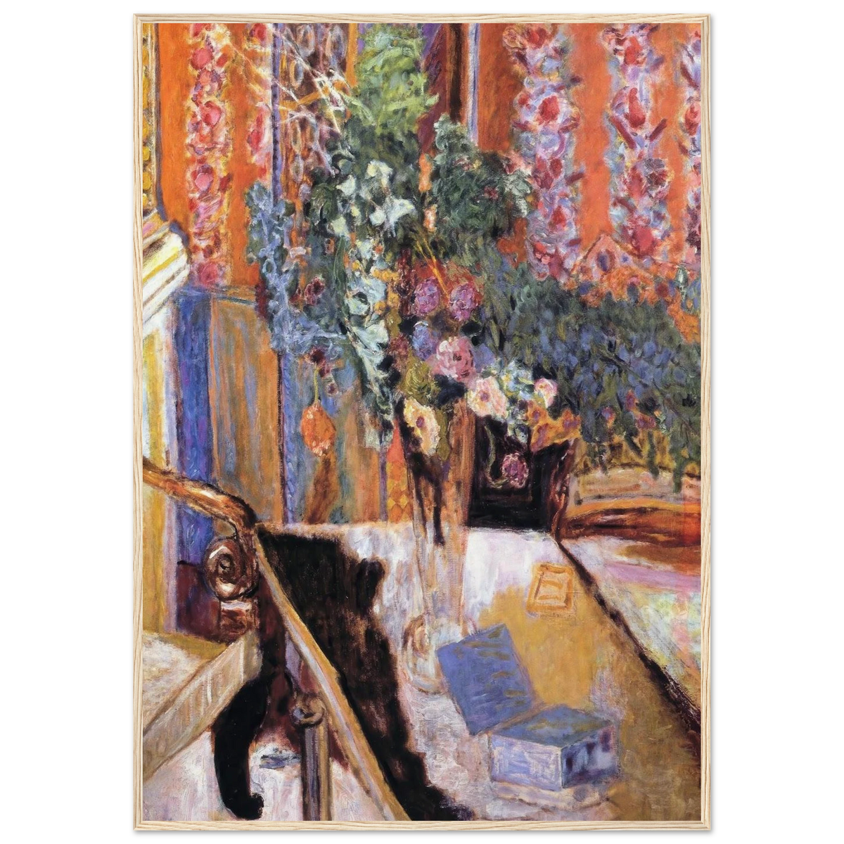 Interior with Flowers Framed Poster | Pierre Bonnard Framed Prints Wall Art | Pierre Bonnard Shop