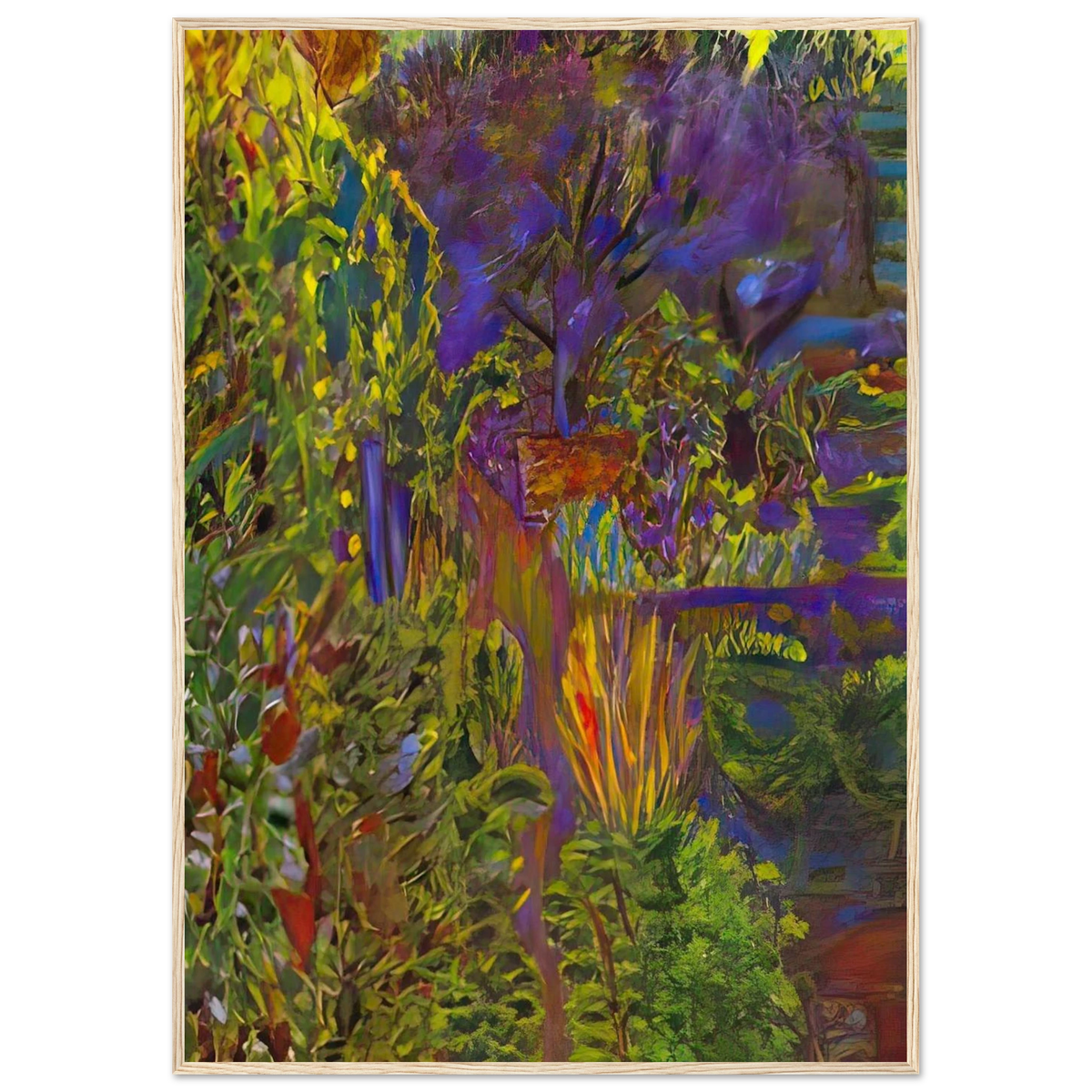 Garden at Midday Framed Poster | Pierre Bonnard Framed Prints Wall Art | Pierre Bonnard Shop