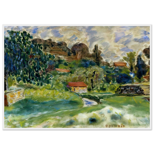 Cagnes Landscape Framed Poster | Pierre Bonnard Framed Prints Wall Art | Pierre Bonnard Shop