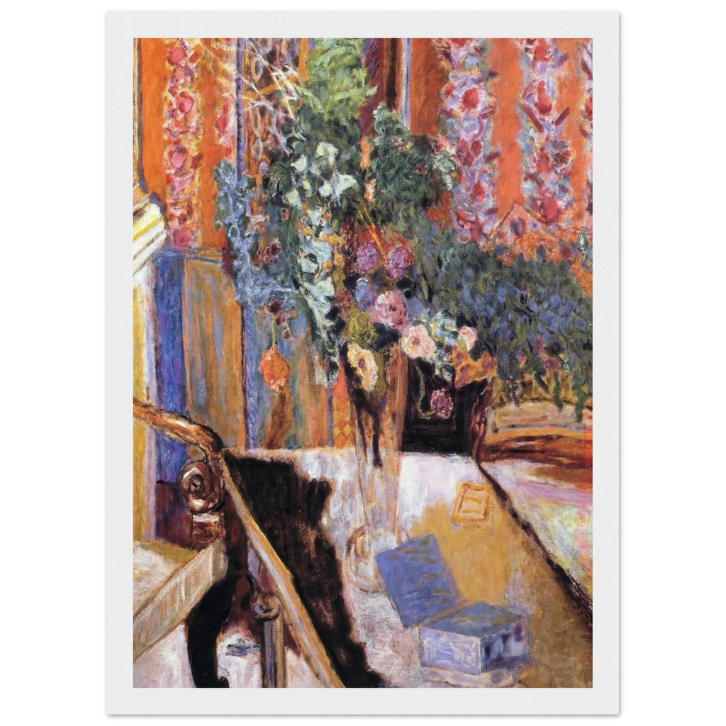 Interior with Flowers Framed Poster | Pierre Bonnard Framed Prints Wall Art | Pierre Bonnard Shop