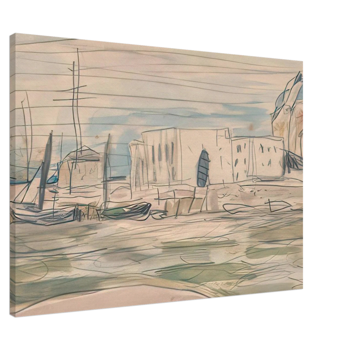 The Docks at Deauville Canvas | Pierre Bonnard Canvas | Pierre Bonnard Shop