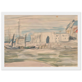 The Docks at Deauville Framed Poster | Pierre Bonnard Framed Prints Wall Art | Pierre Bonnard Shop