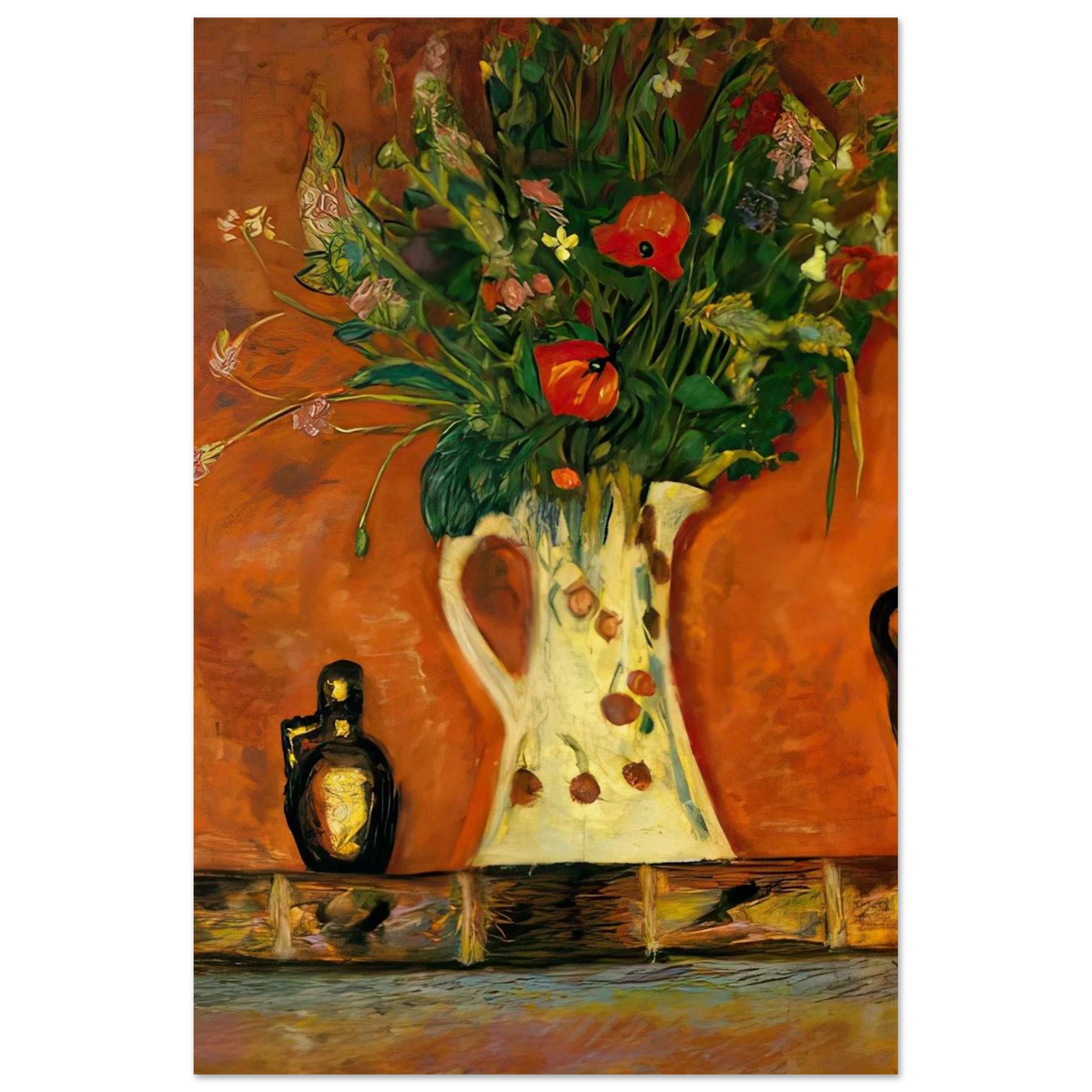 Flowers on a Mantlepiece Poster | Pierre Bonnard Poster | Pierre Bonnard Shop