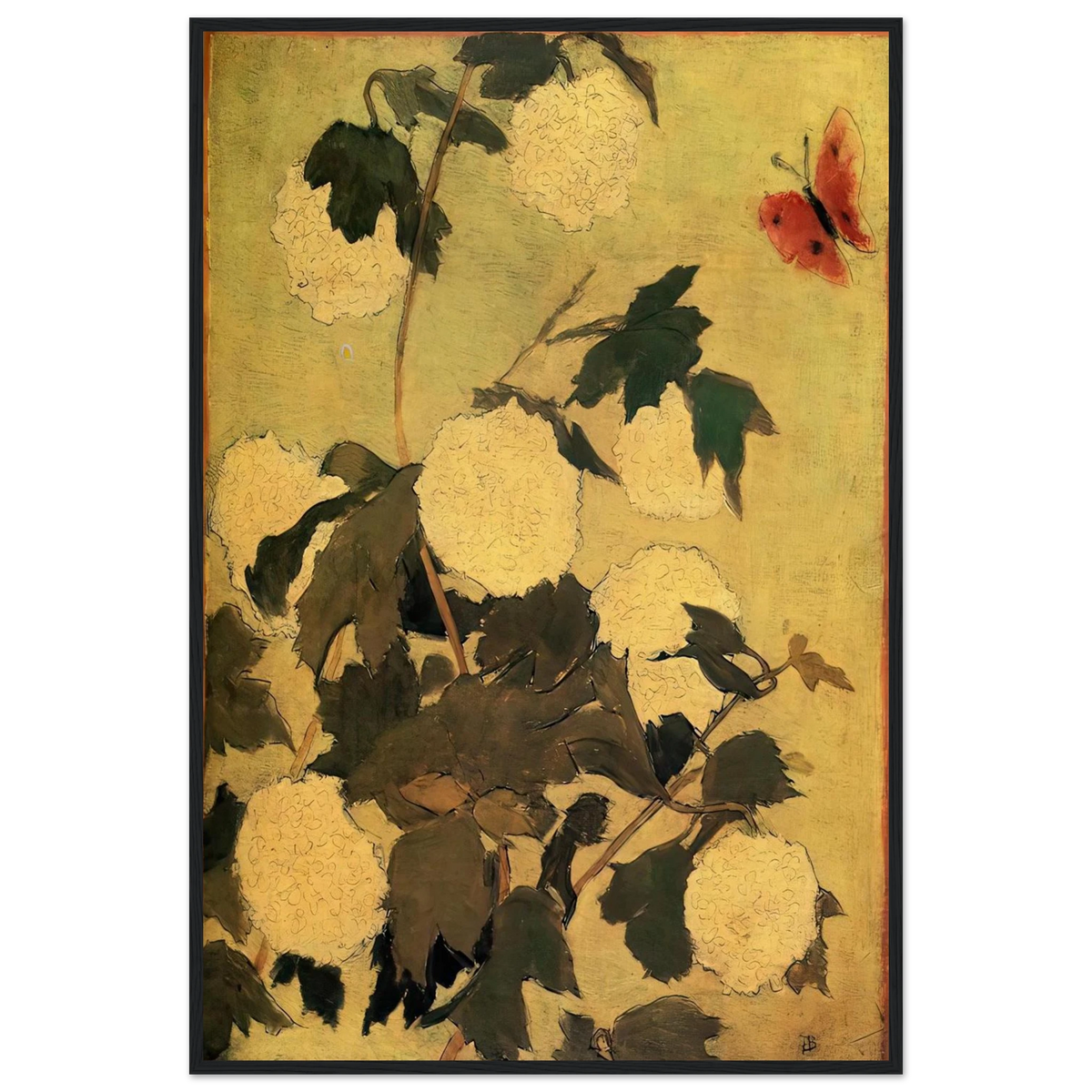 Snowballs Framed Poster | Pierre Bonnard Framed Prints Wall Art | Pierre Bonnard Shop
