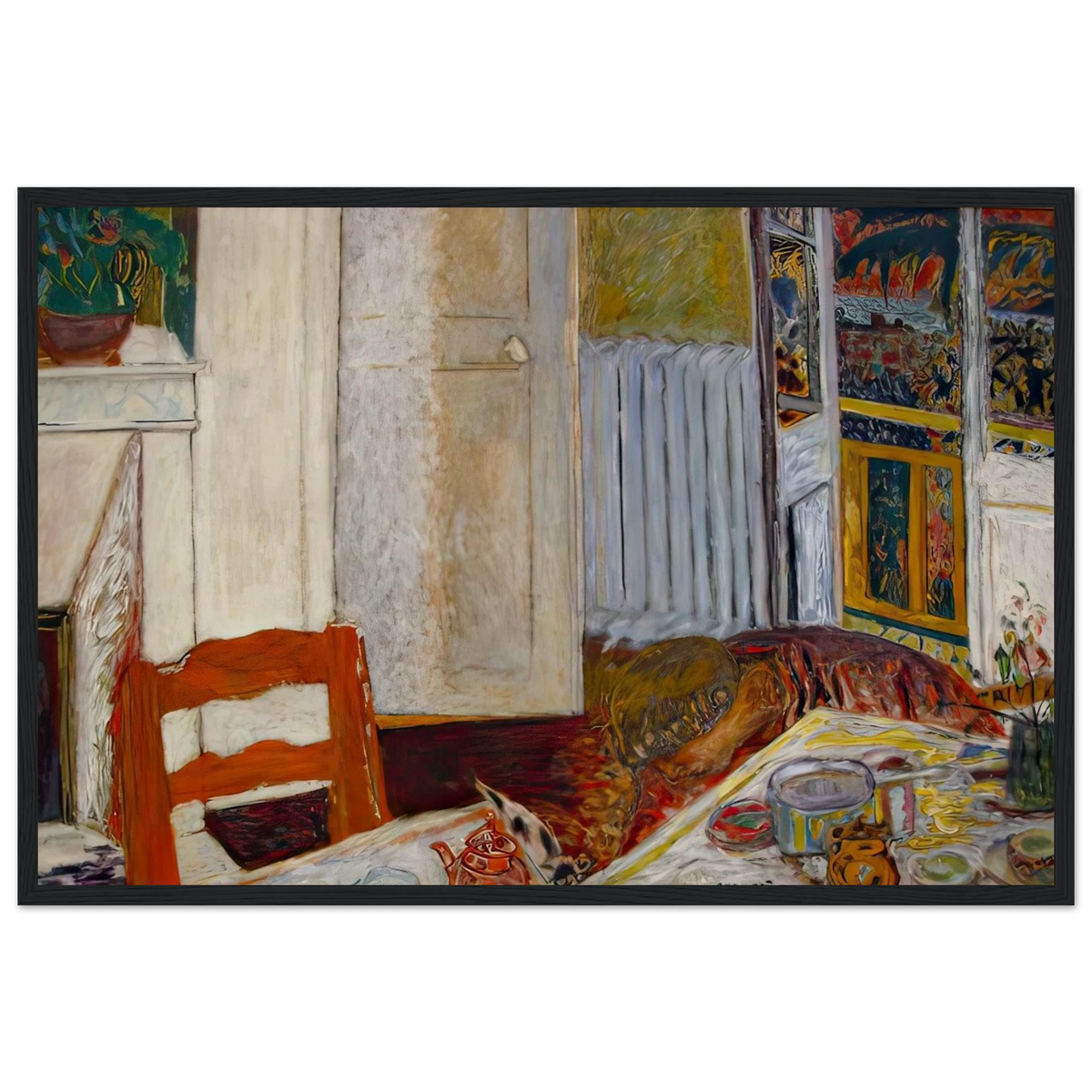 White Interior Framed Poster | Pierre Bonnard Framed Prints Wall Art | Pierre Bonnard Shop