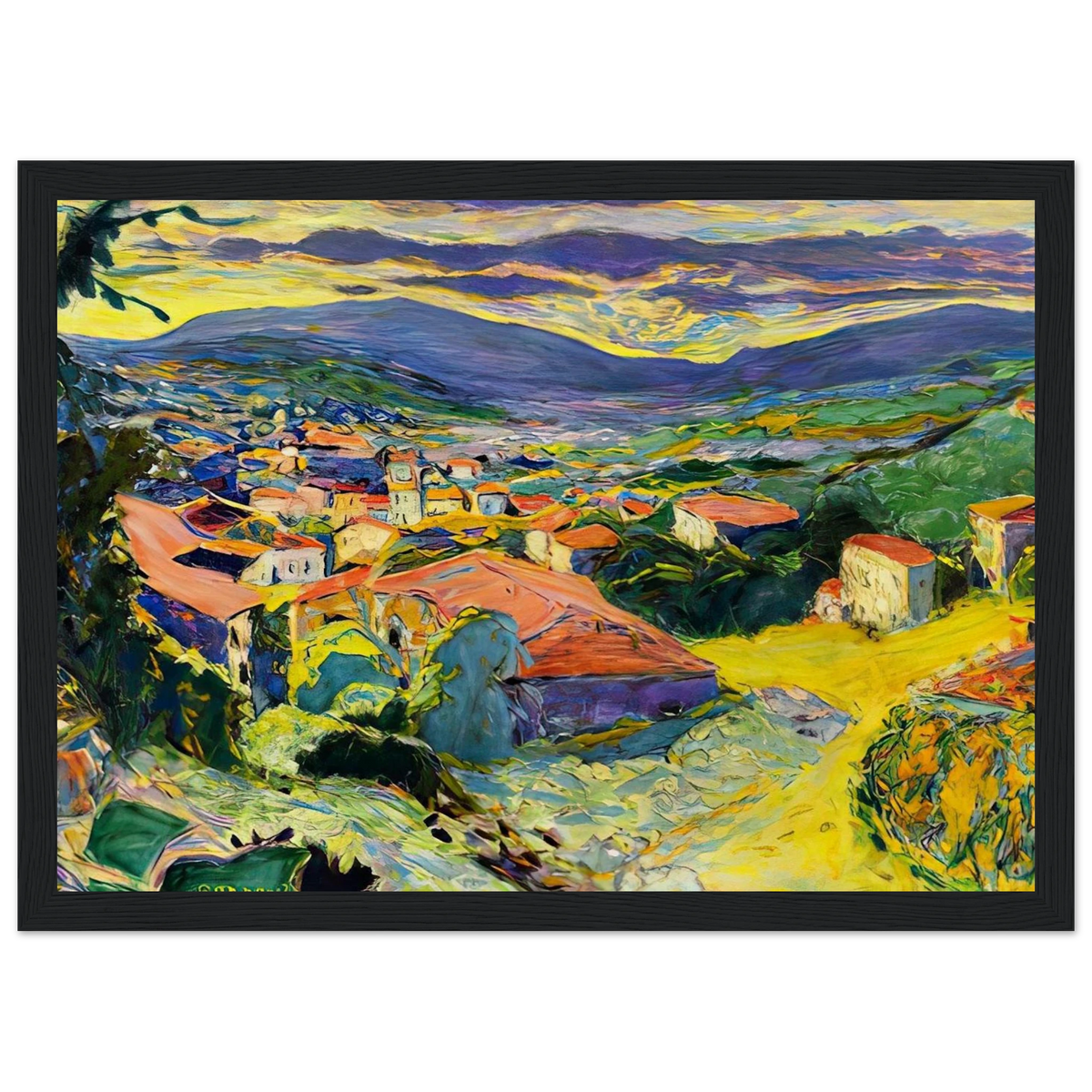 Landscape at Le Cannet Framed Poster | Pierre Bonnard Framed Prints Wall Art | Pierre Bonnard Shop