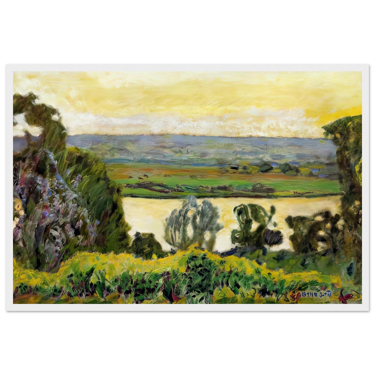 Landscape at Vernon Framed Poster | Pierre Bonnard Framed Prints Wall Art | Pierre Bonnard Shop