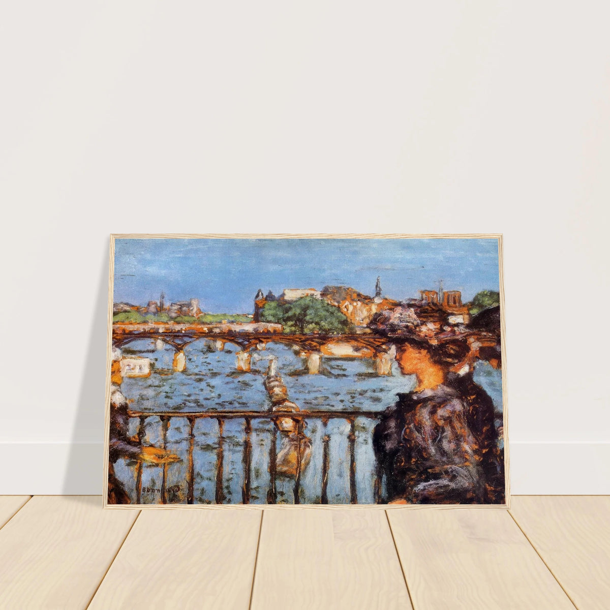 The Pont des Arts Framed Poster | Pierre Bonnard Framed Prints Wall Art | Pierre Bonnard Shop