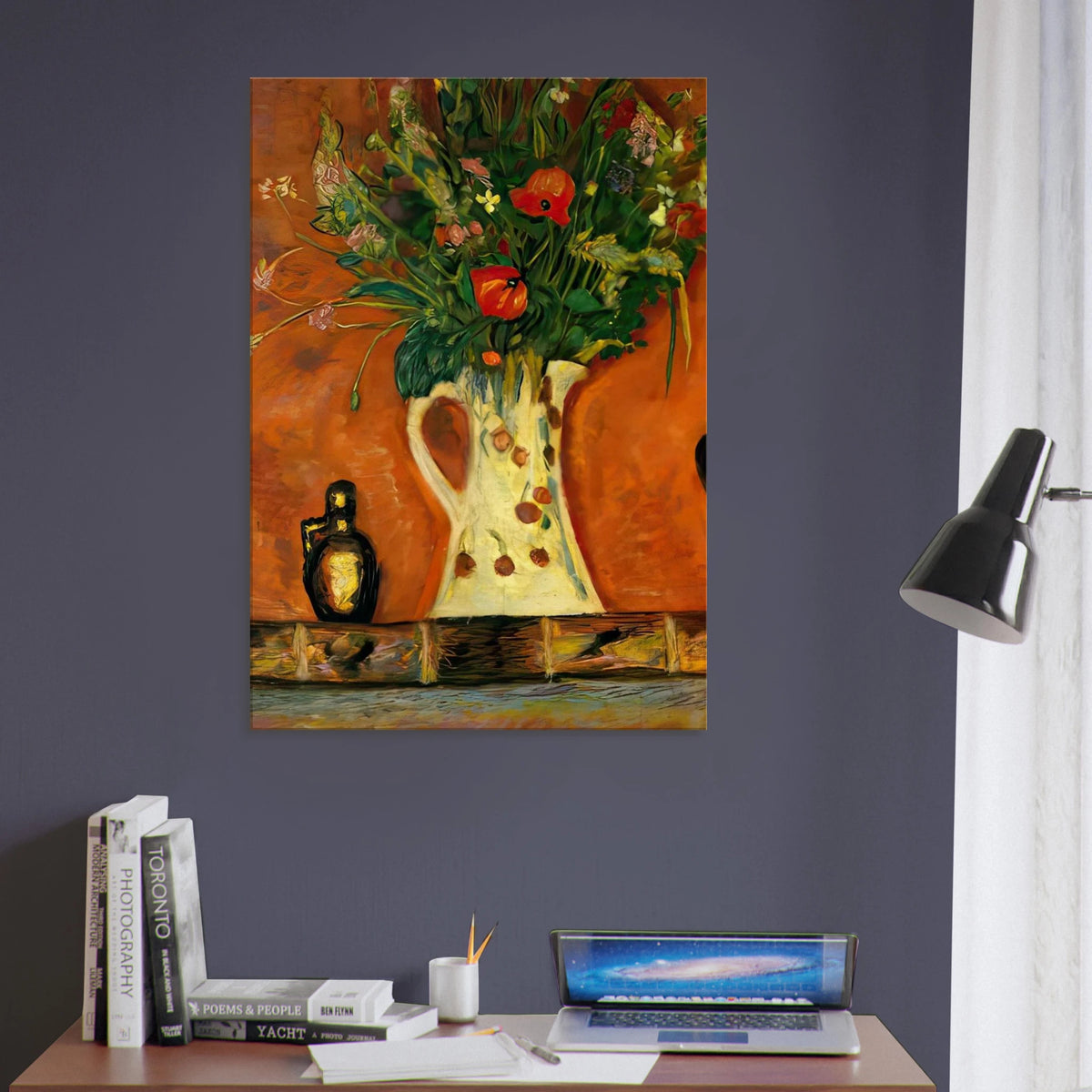 Flowers on a Mantlepiece Canvas | Pierre Bonnard Canvas | Pierre Bonnard Shop