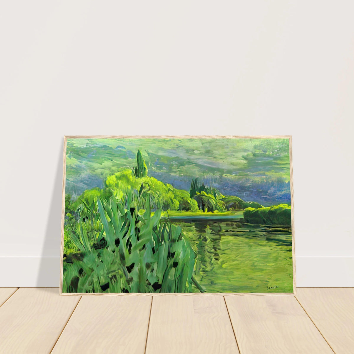 The Seine Framed Poster | Pierre Bonnard Framed Prints Wall Art | Pierre Bonnard Shop