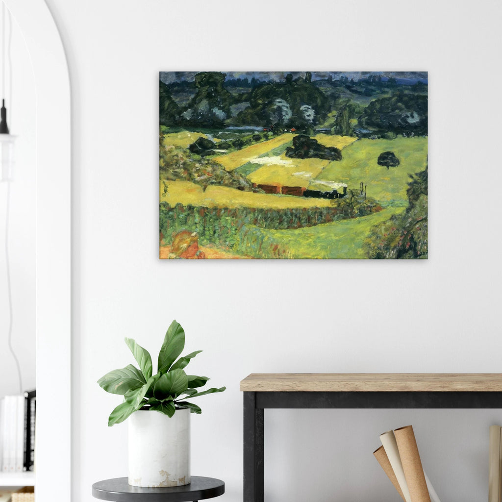 Landscape with freight train Canvas | Pierre Bonnard Canvas | Pierre Bonnard Shop