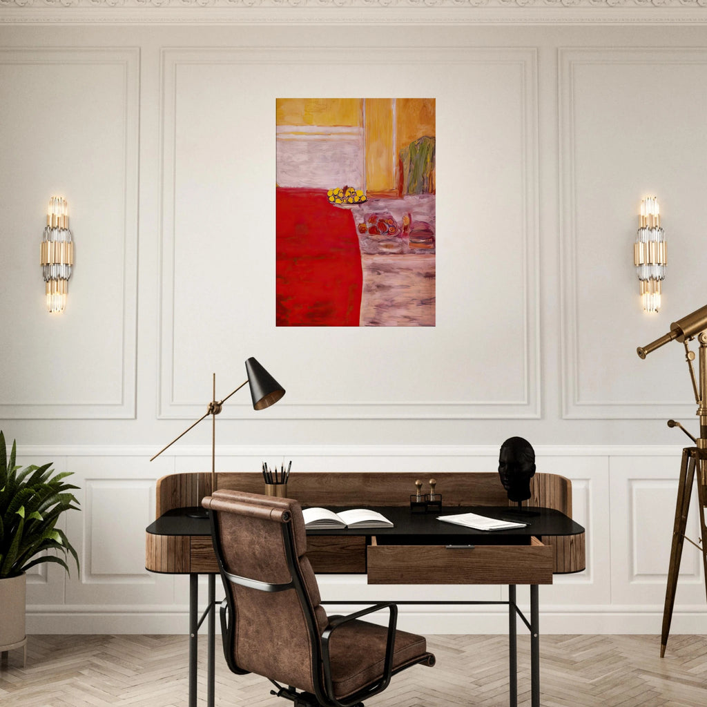 Fruit on the red carpet Canvas | Pierre Bonnard Canvas | Pierre Bonnard Shop