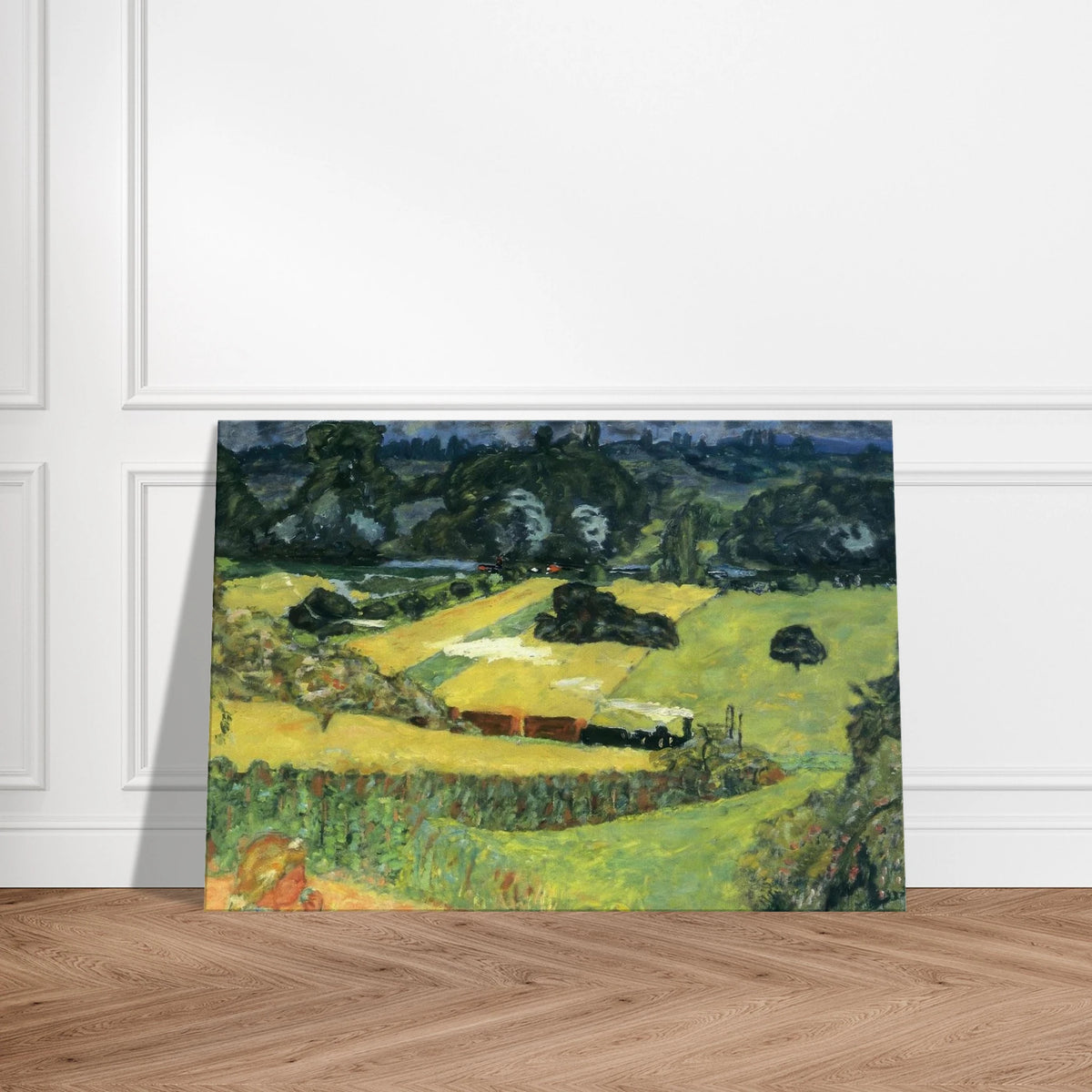 Landscape with freight train Canvas | Pierre Bonnard Canvas | Pierre Bonnard Shop