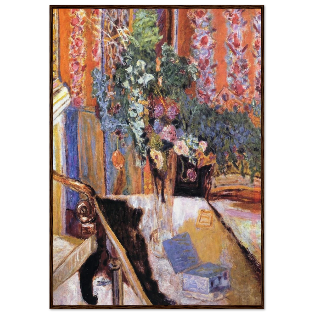 Interior with Flowers Framed Poster | Pierre Bonnard Framed Prints Wall Art | Pierre Bonnard Shop