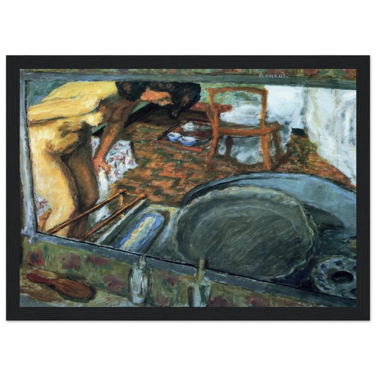 Tub in a Mirror Framed Poster | Pierre Bonnard Framed Prints Wall Art | Pierre Bonnard Shop