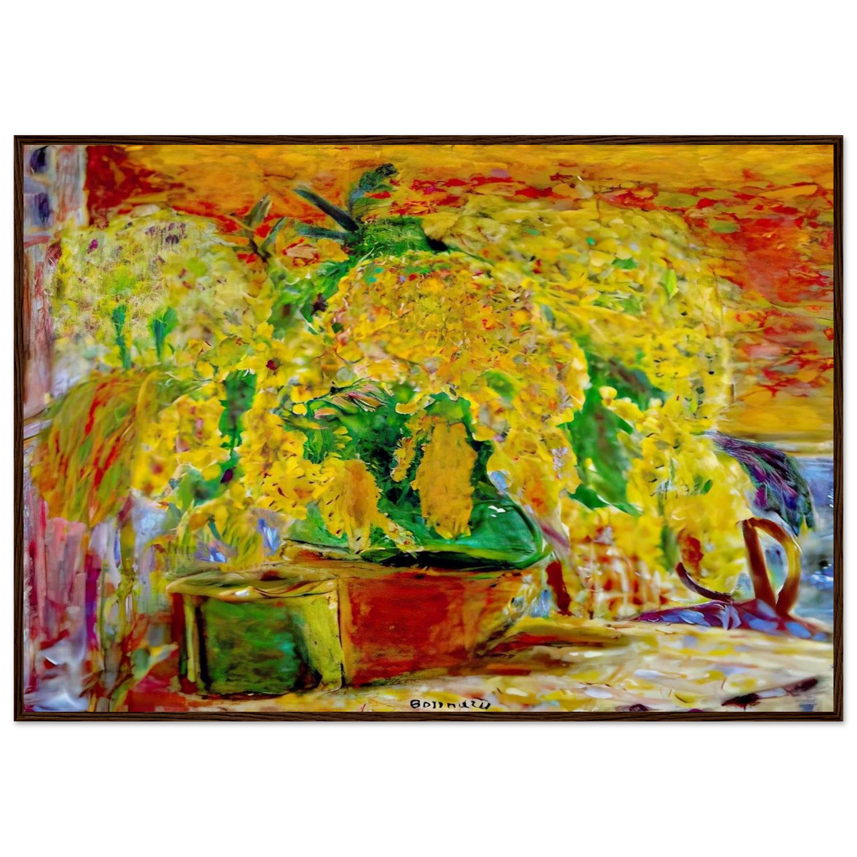Bunch of Mimosa Framed Poster | Pierre Bonnard Framed Prints Wall Art | Pierre Bonnard Shop