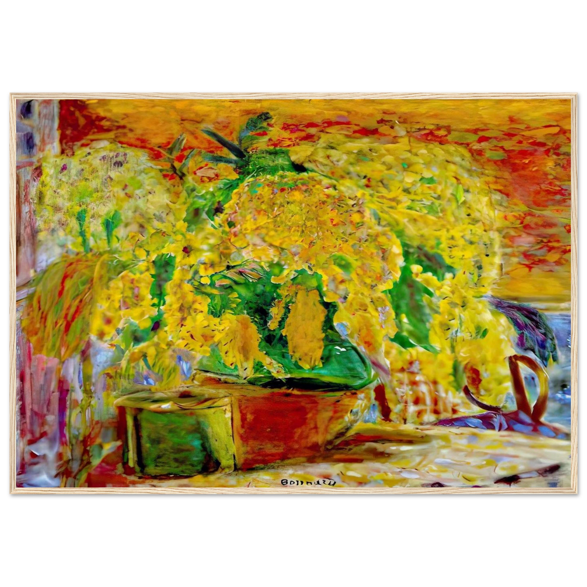 Bunch of Mimosa Framed Poster | Pierre Bonnard Framed Prints Wall Art | Pierre Bonnard Shop