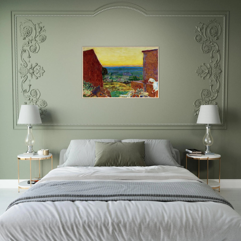 Landscape, Sunset Framed Poster | Pierre Bonnard Framed Prints Wall Art | Pierre Bonnard Shop