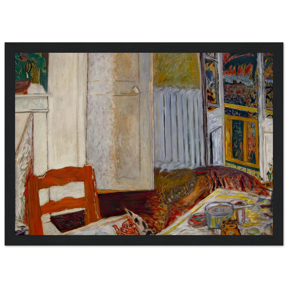 White Interior Framed Poster | Pierre Bonnard Framed Prints Wall Art | Pierre Bonnard Shop