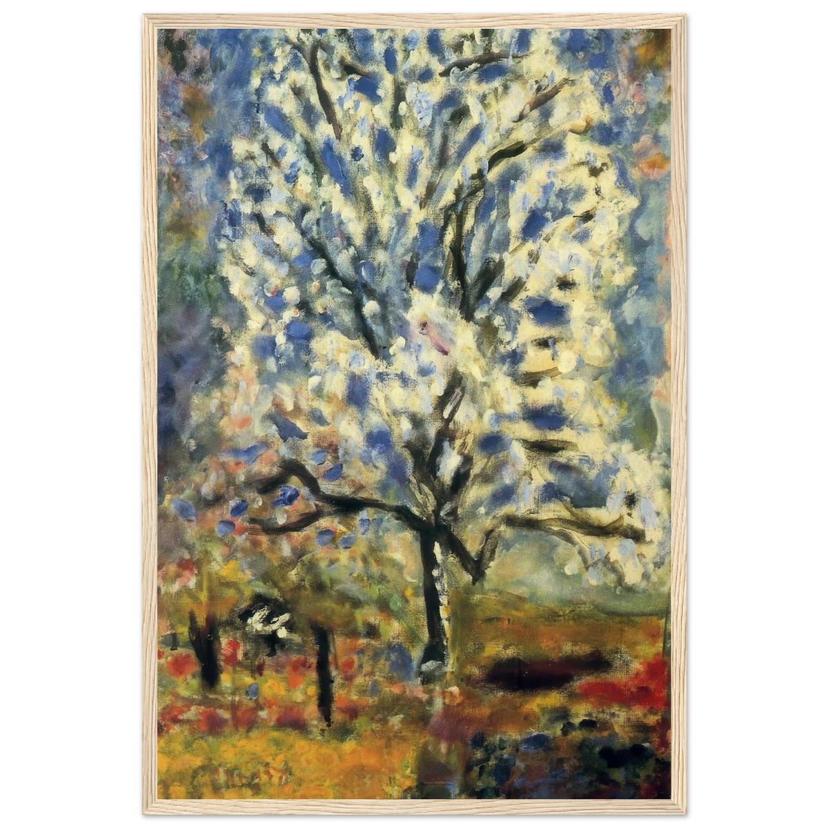 The almond tree in blossom Framed Poster | Pierre Bonnard Framed Prints Wall Art | Pierre Bonnard Shop