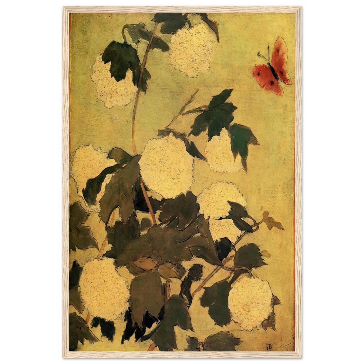 Snowballs Framed Poster | Pierre Bonnard Framed Prints Wall Art | Pierre Bonnard Shop