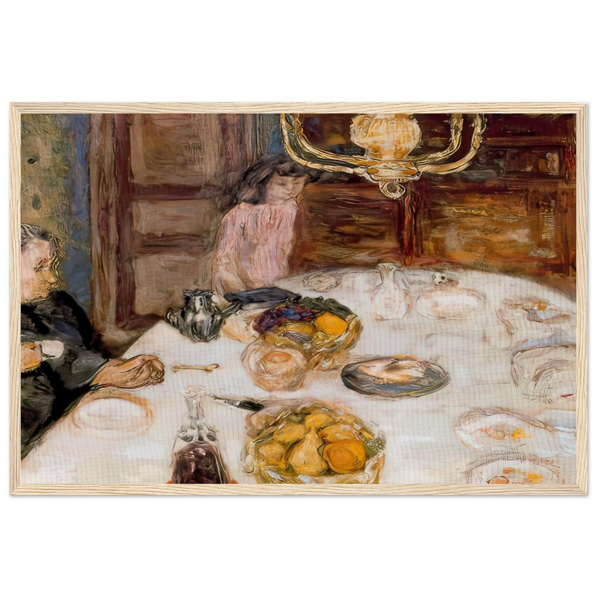 Lunch at Le Grand Lamps Framed Poster | Pierre Bonnard Framed Prints Wall Art | Pierre Bonnard Shop