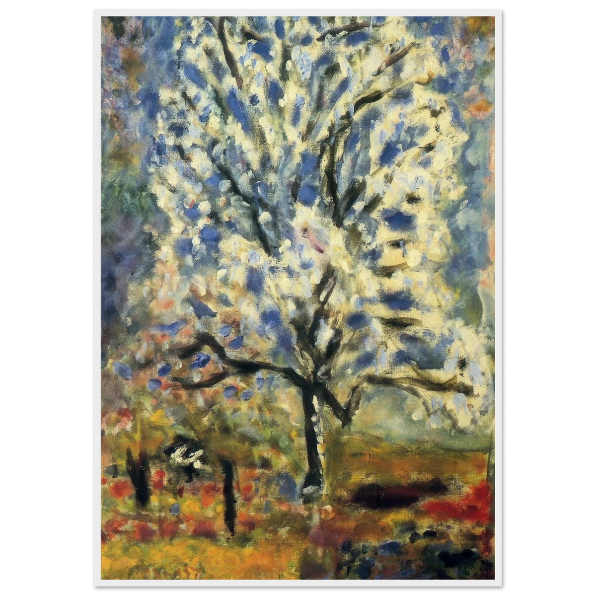 The almond tree in blossom Framed Poster | Pierre Bonnard Framed Prints Wall Art | Pierre Bonnard Shop