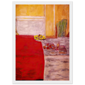Fruit on the red carpet Framed Poster | Pierre Bonnard Framed Prints Wall Art | Pierre Bonnard Shop