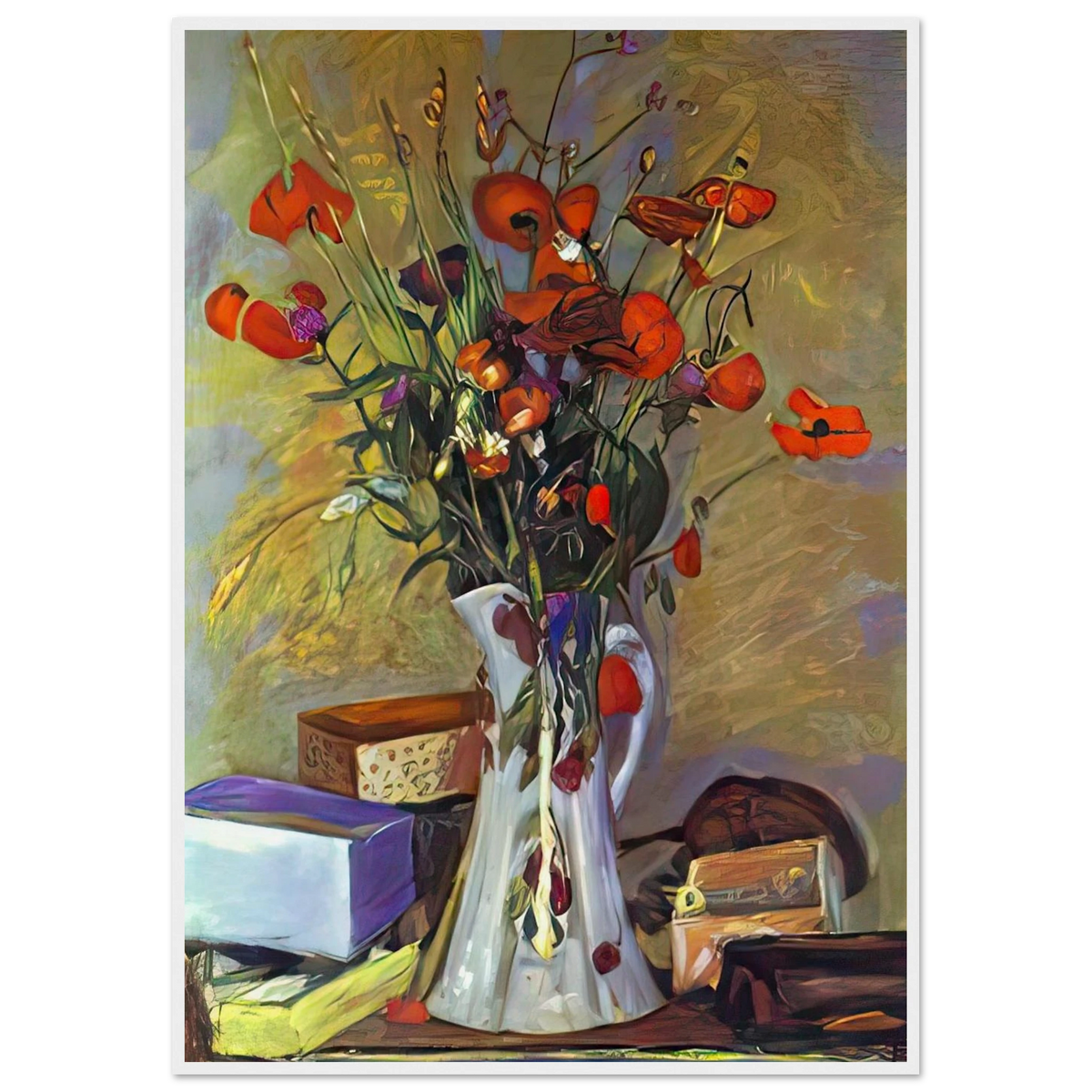 Poppies Framed Poster | Pierre Bonnard Framed Prints Wall Art | Pierre Bonnard Shop