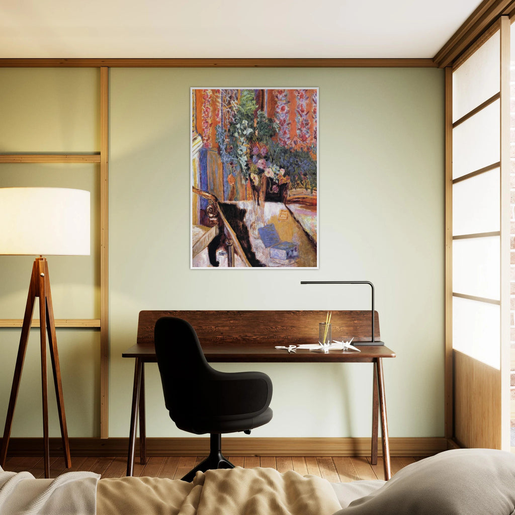 Interior with Flowers Framed Poster | Pierre Bonnard Framed Prints Wall Art | Pierre Bonnard Shop