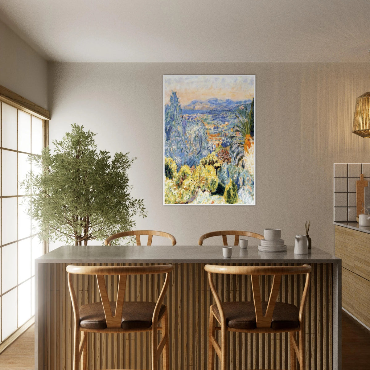 The Cote d'Azur Framed Poster | Pierre Bonnard Framed Prints Wall Art | Pierre Bonnard Shop