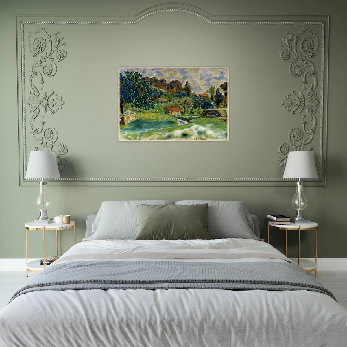 Cagnes Landscape Framed Poster | Pierre Bonnard Framed Prints Wall Art | Pierre Bonnard Shop