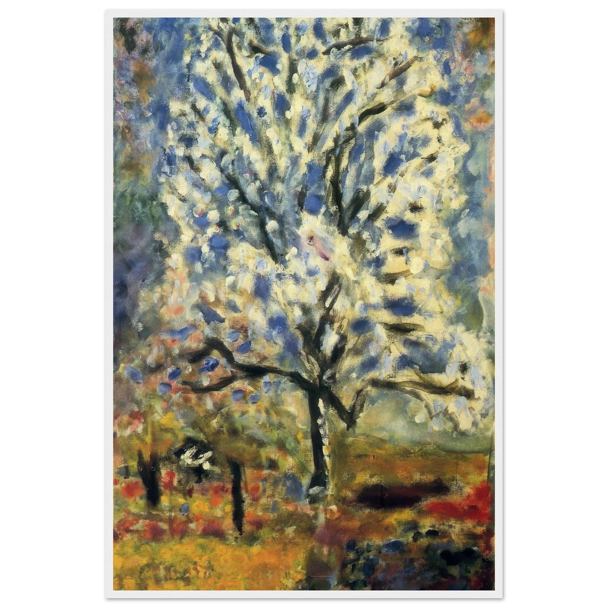 The almond tree in blossom Framed Poster | Pierre Bonnard Framed Prints Wall Art | Pierre Bonnard Shop