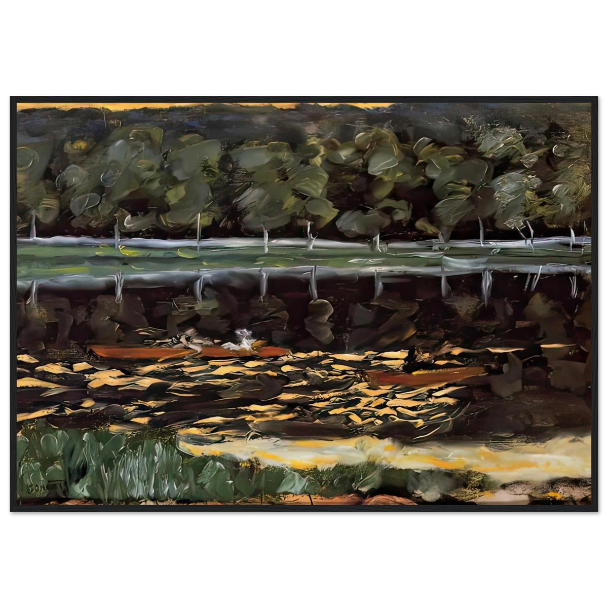 Going Rowing Framed Poster | Pierre Bonnard Framed Prints Wall Art | Pierre Bonnard Shop