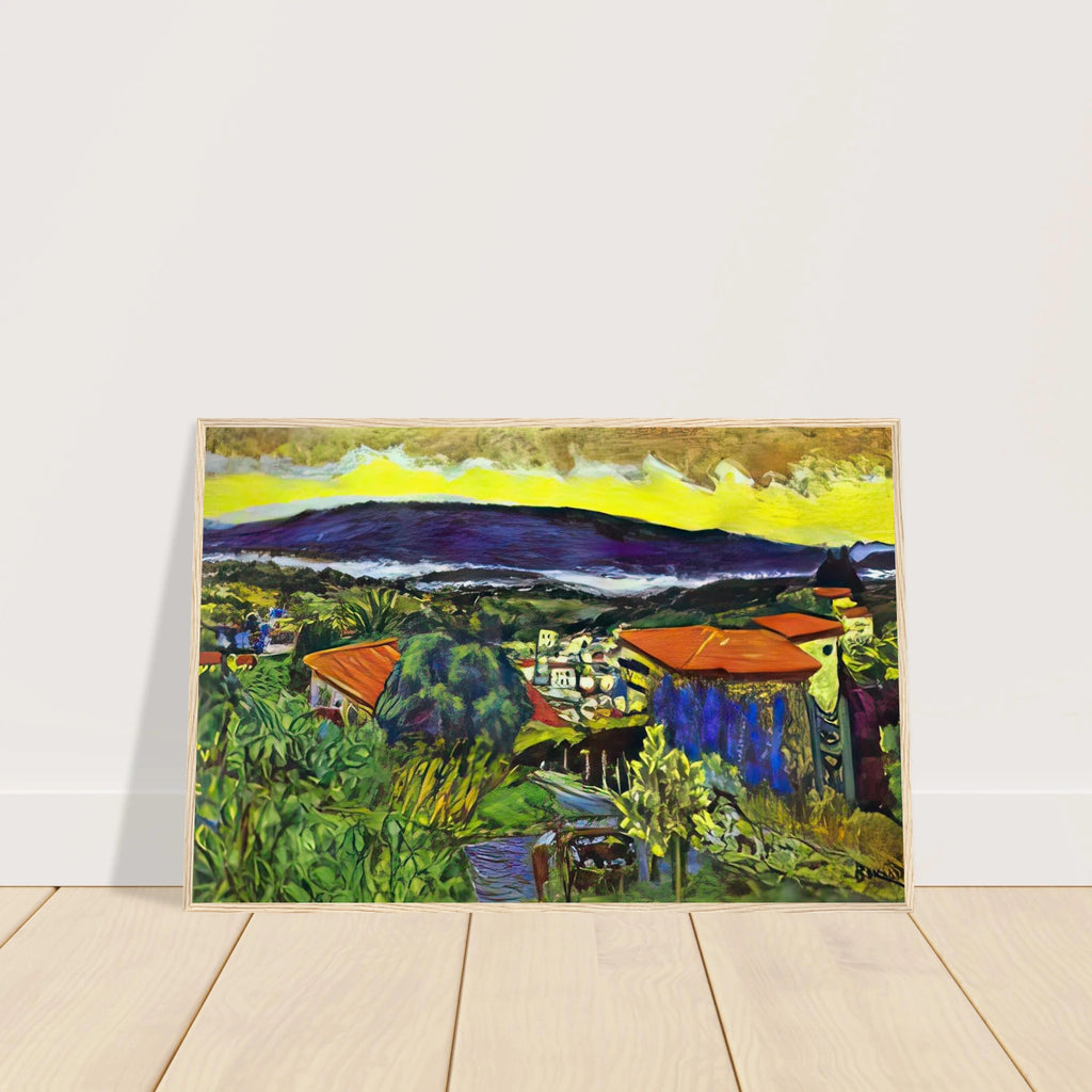 Red Roofs in Cannet Framed Poster | Pierre Bonnard Framed Prints Wall Art | Pierre Bonnard Shop