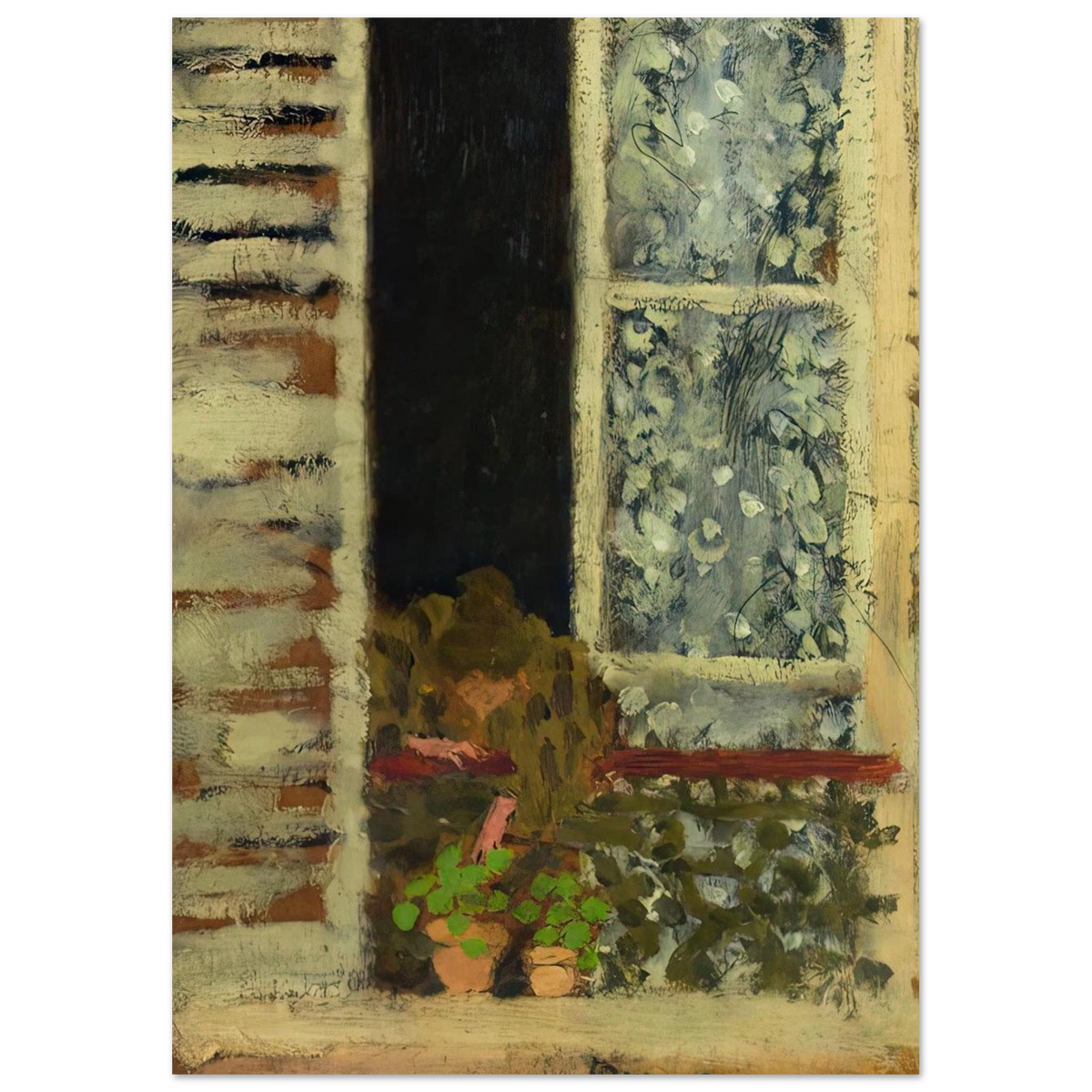 Woman at Her Window Poster | Pierre Bonnard Poster | Pierre Bonnard Shop