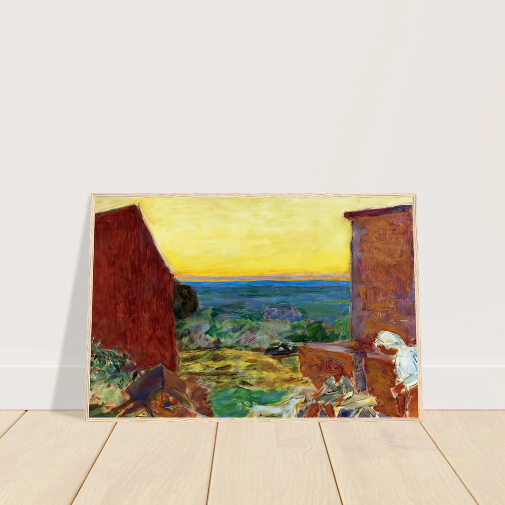 Landscape, Sunset Framed Poster | Pierre Bonnard Framed Prints Wall Art | Pierre Bonnard Shop
