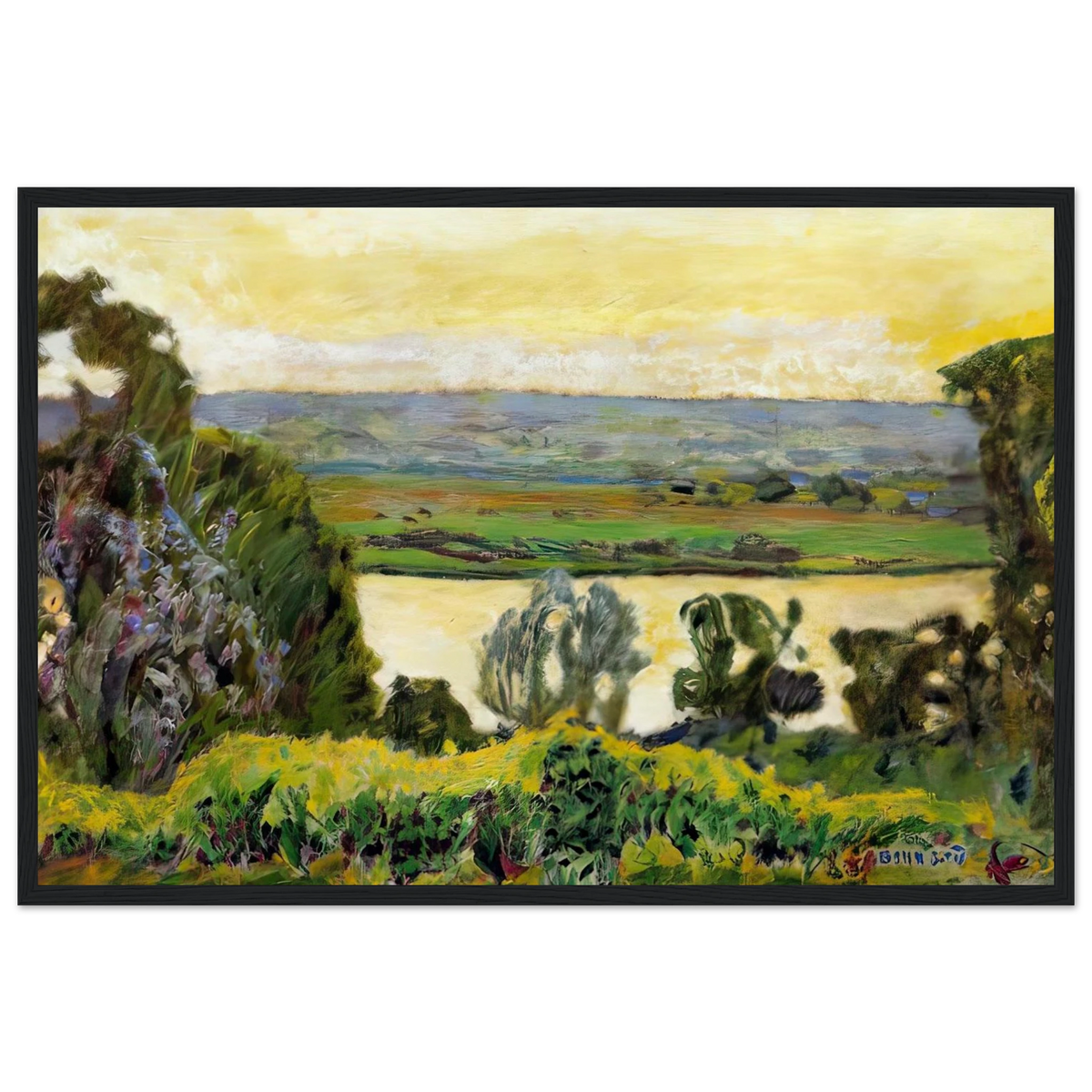 Landscape at Vernon Framed Poster | Pierre Bonnard Framed Prints Wall Art | Pierre Bonnard Shop