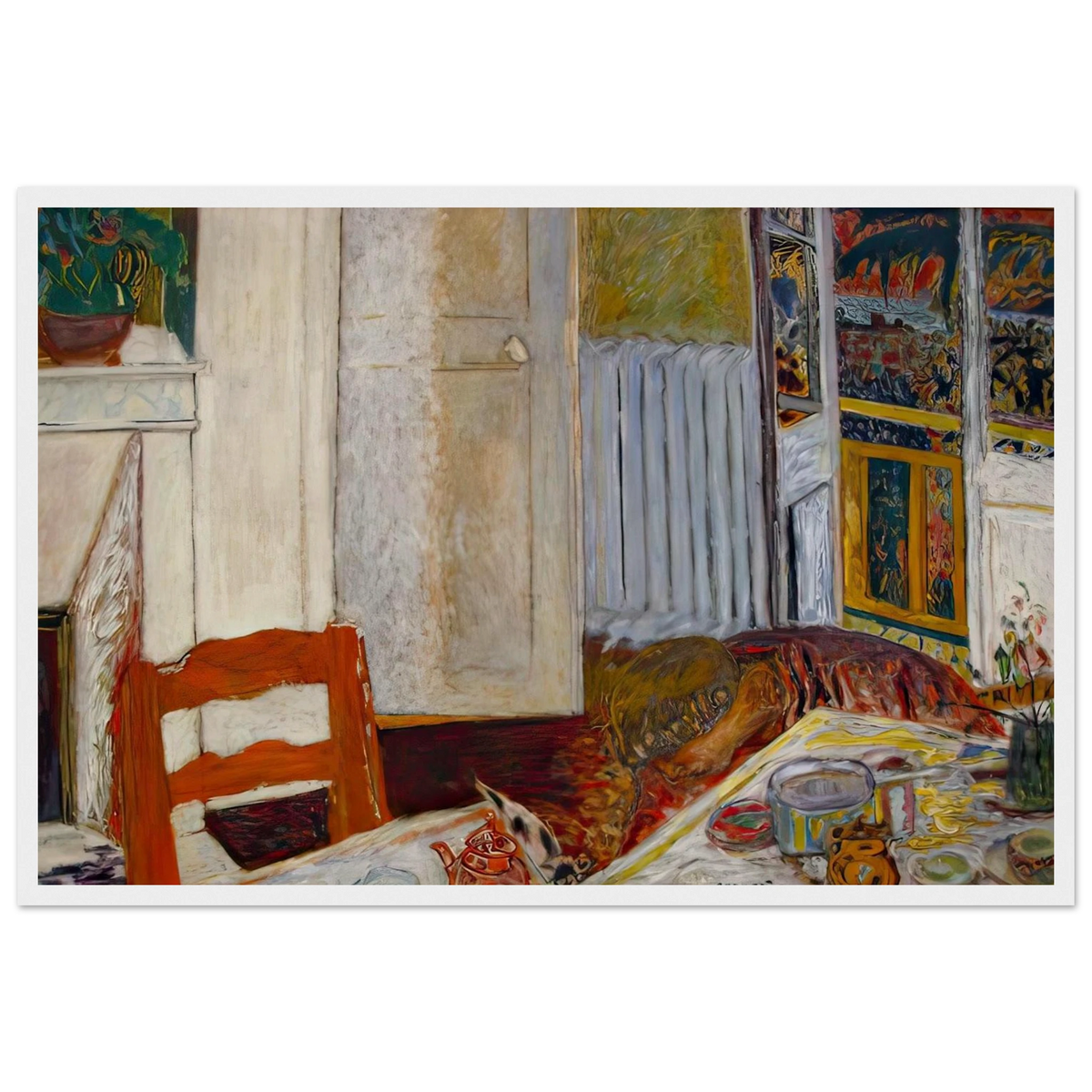 White Interior Framed Poster | Pierre Bonnard Framed Prints Wall Art | Pierre Bonnard Shop