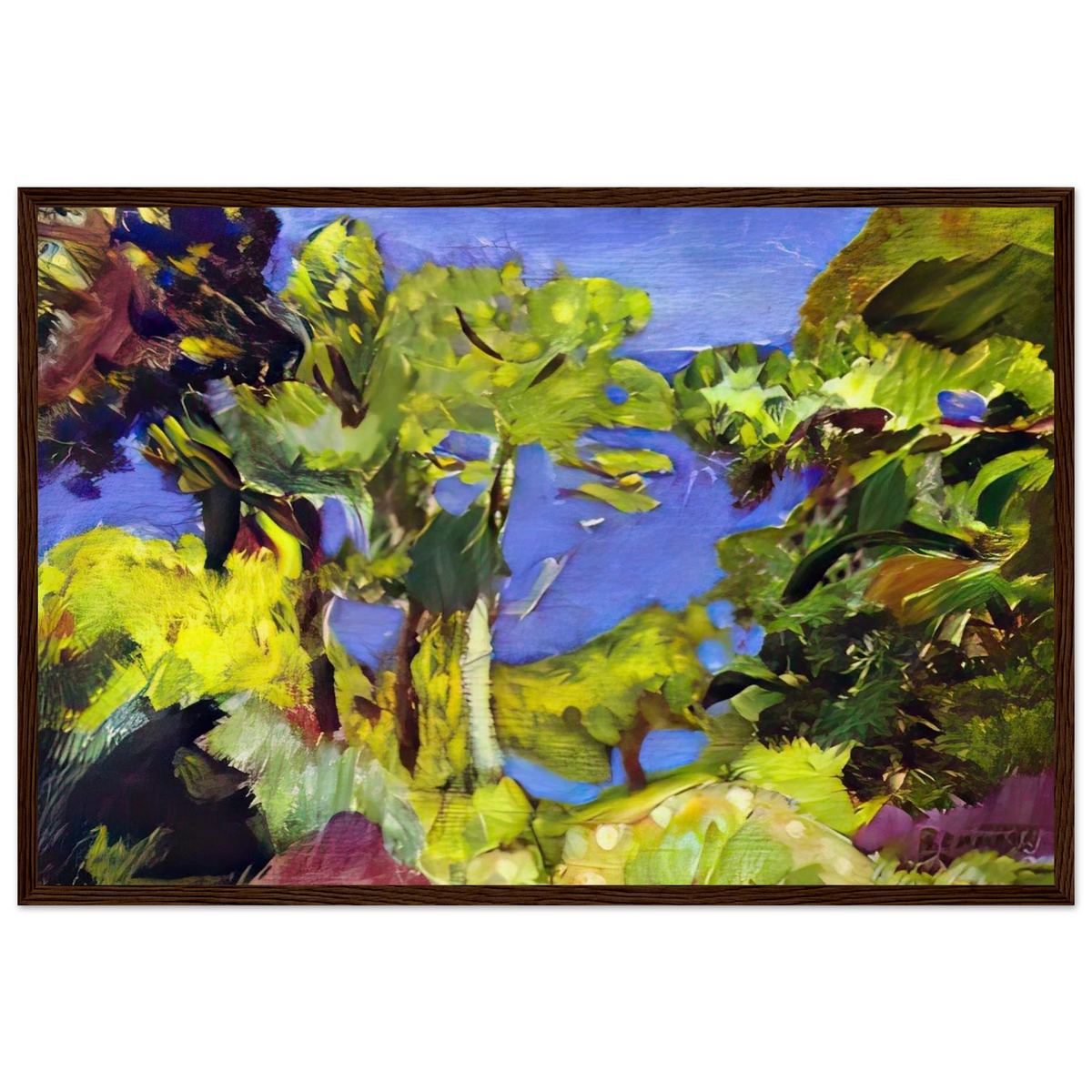 Landscape of Cote d Azur Framed Poster | Pierre Bonnard Framed Prints Wall Art | Pierre Bonnard Shop