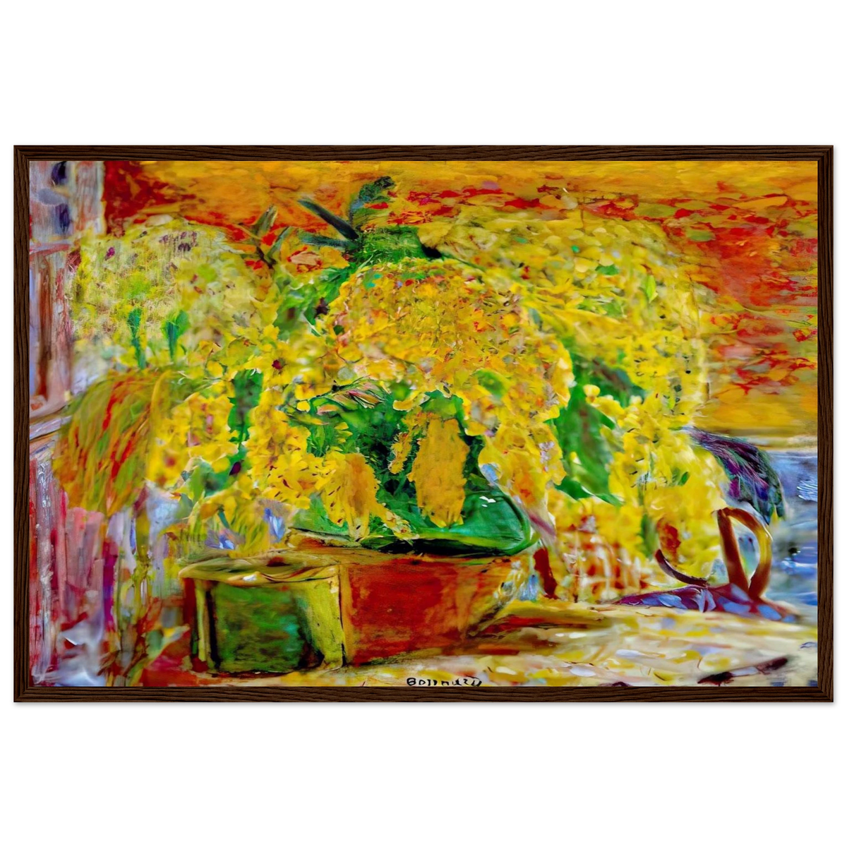 Bunch of Mimosa Framed Poster | Pierre Bonnard Framed Prints Wall Art | Pierre Bonnard Shop