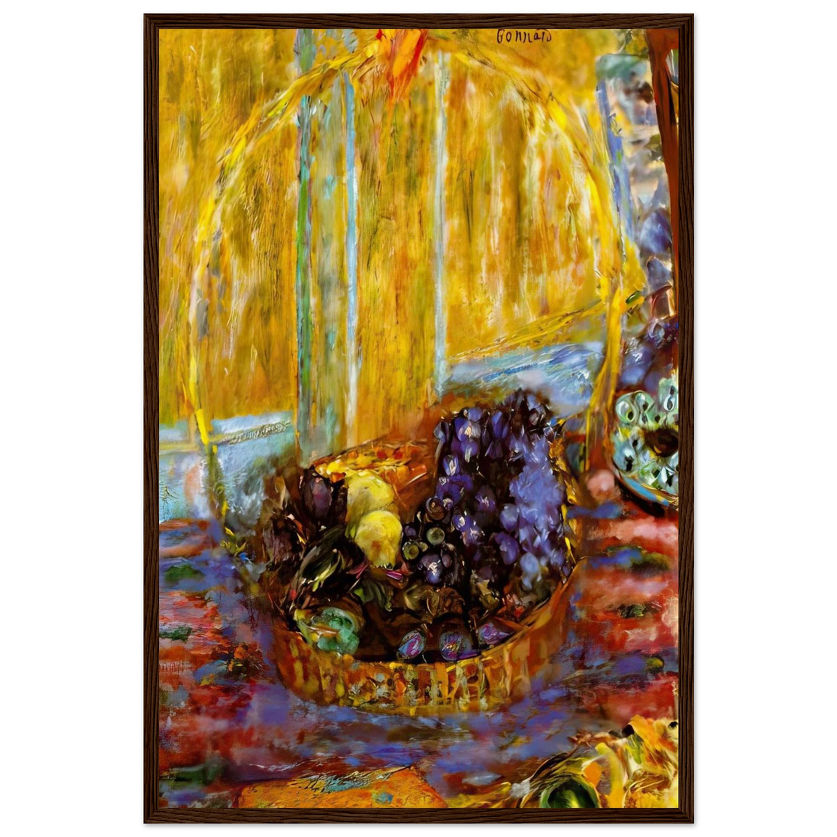 Fruit Basket Framed Poster | Pierre Bonnard Framed Prints Wall Art | Pierre Bonnard Shop
