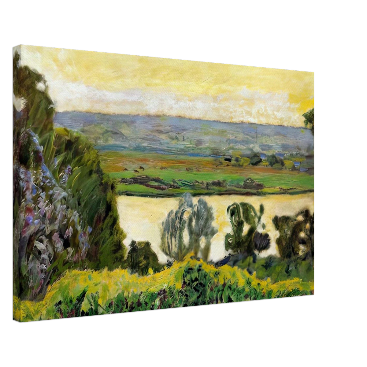 Landscape at Vernon Canvas | Pierre Bonnard Canvas | Pierre Bonnard Shop