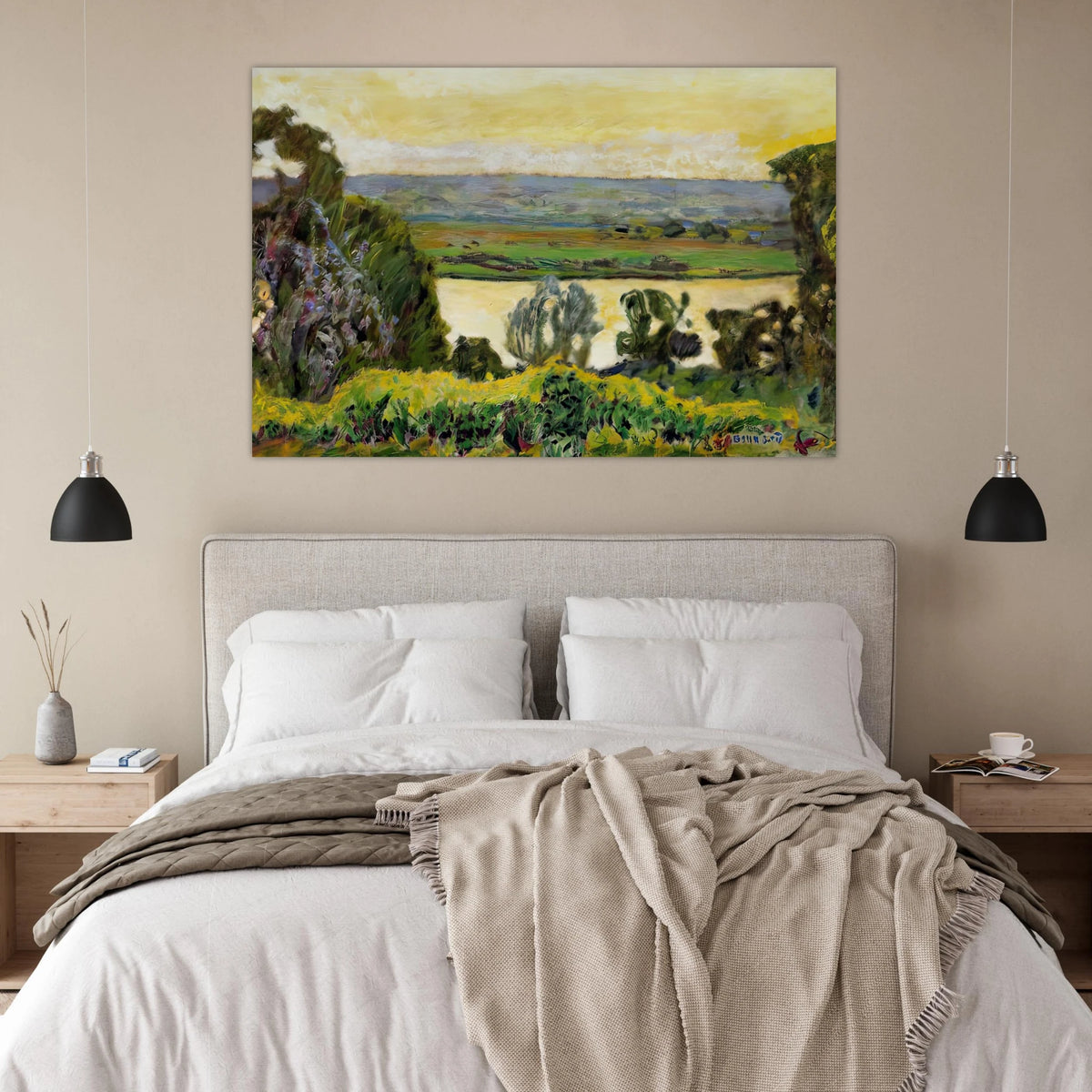 Landscape at Vernon Poster | Pierre Bonnard Poster | Pierre Bonnard Shop
