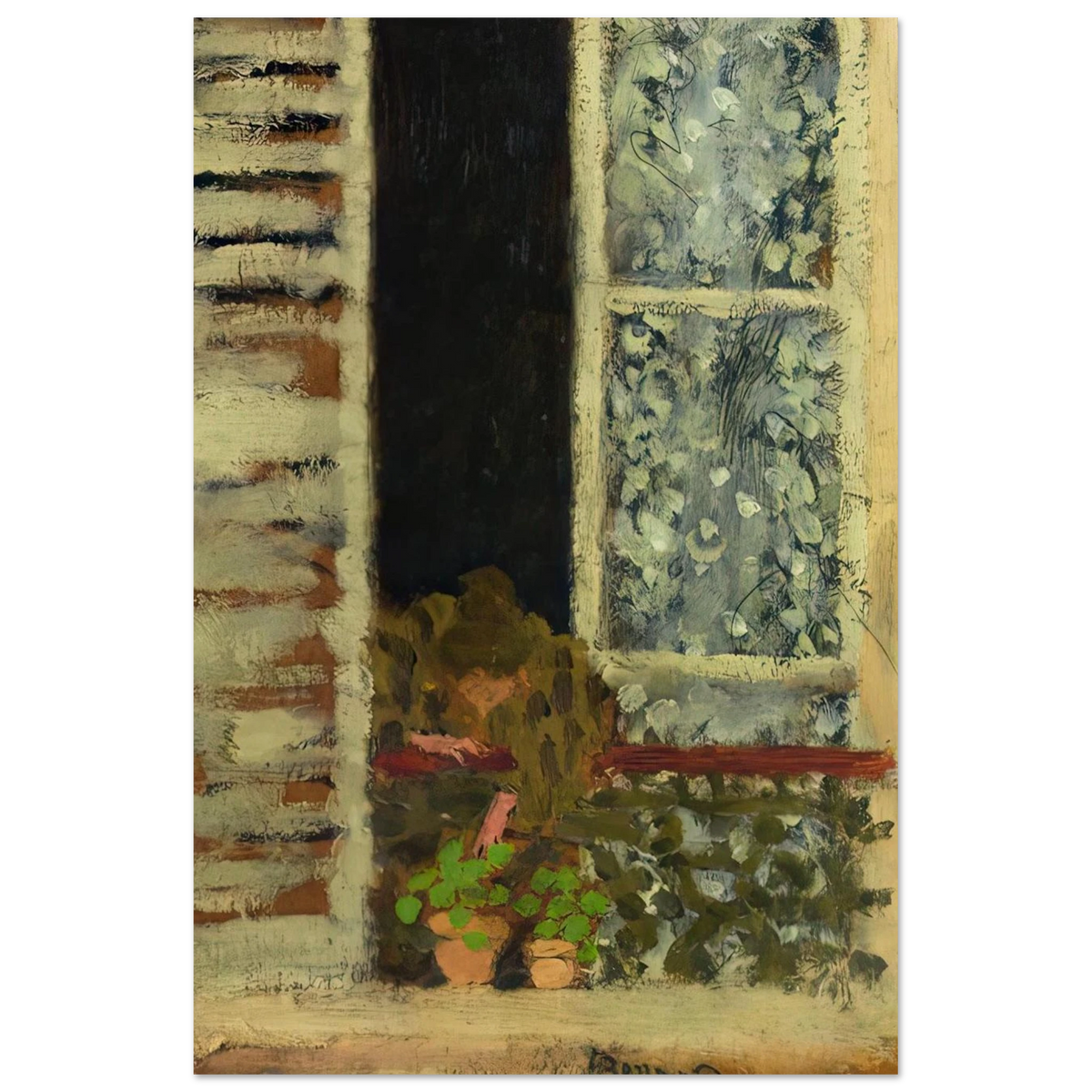 Woman at Her Window Poster | Pierre Bonnard Poster | Pierre Bonnard Shop