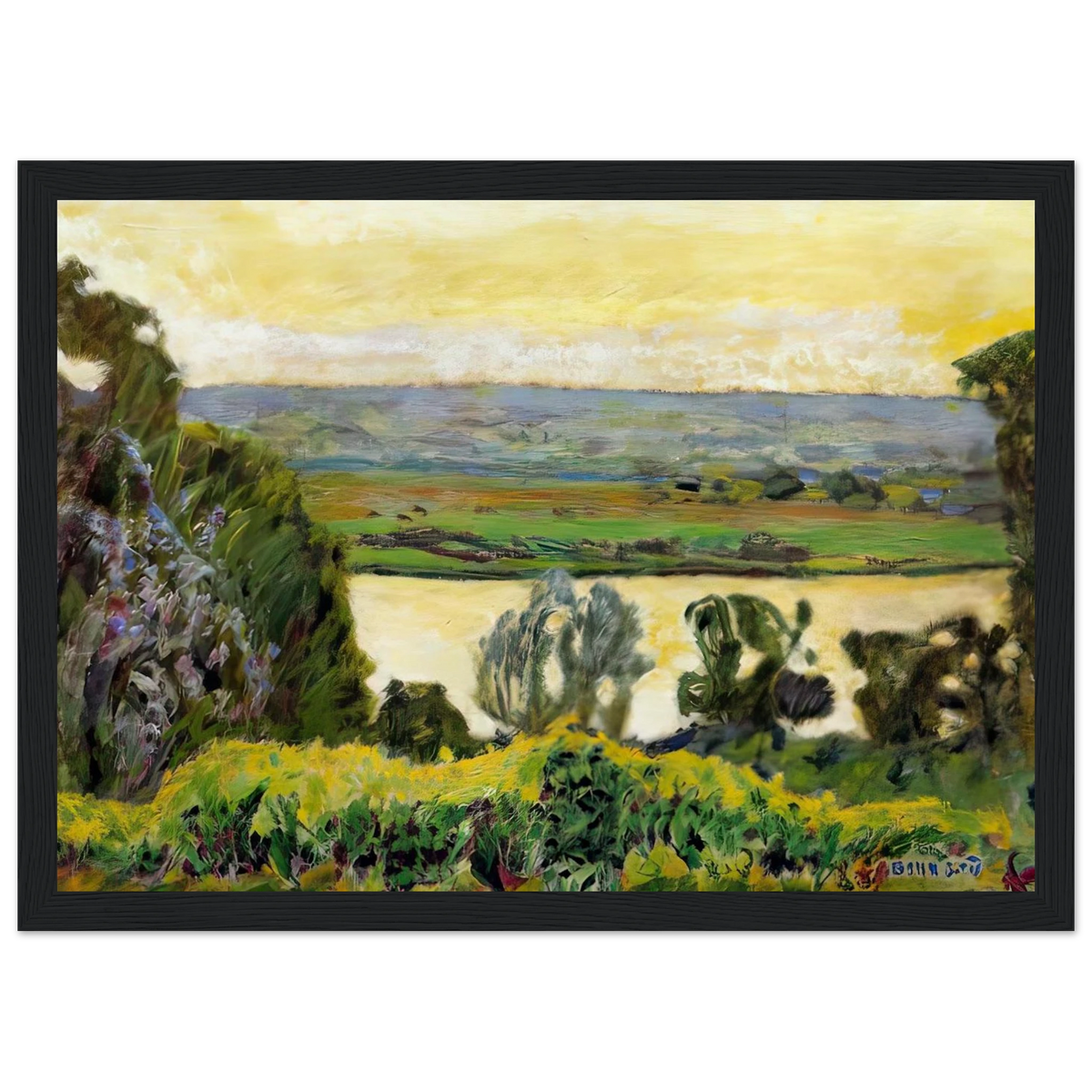 Landscape at Vernon Framed Poster | Pierre Bonnard Framed Prints Wall Art | Pierre Bonnard Shop